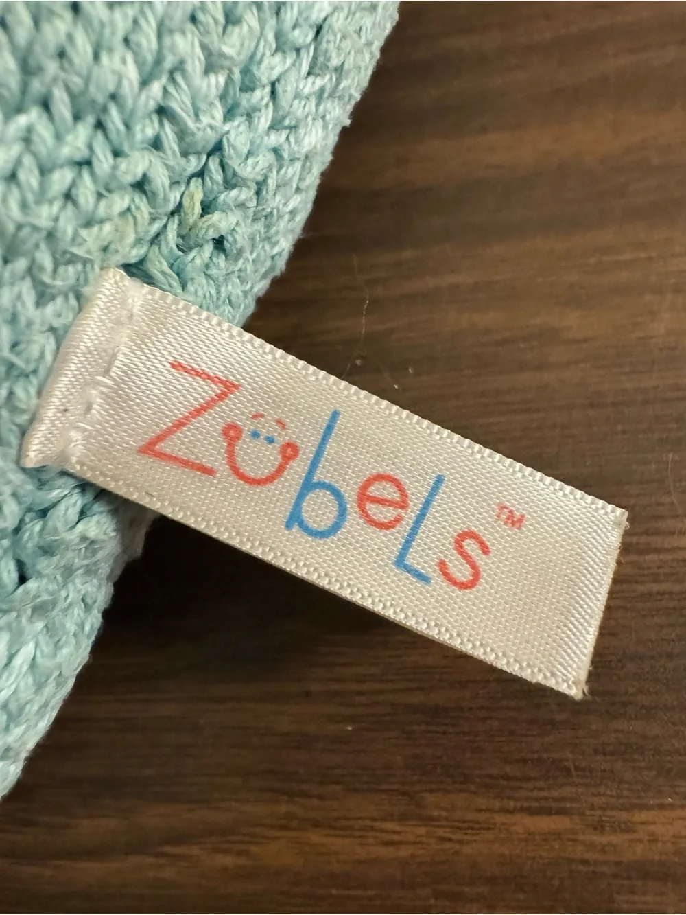 Zubels Knit Mermaid Plush Doll 16” Pink Blue Cotton Stuffed Toy Baby Lovey